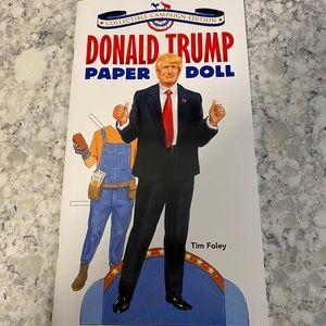 NWOT Trump collectible cutout doll book
